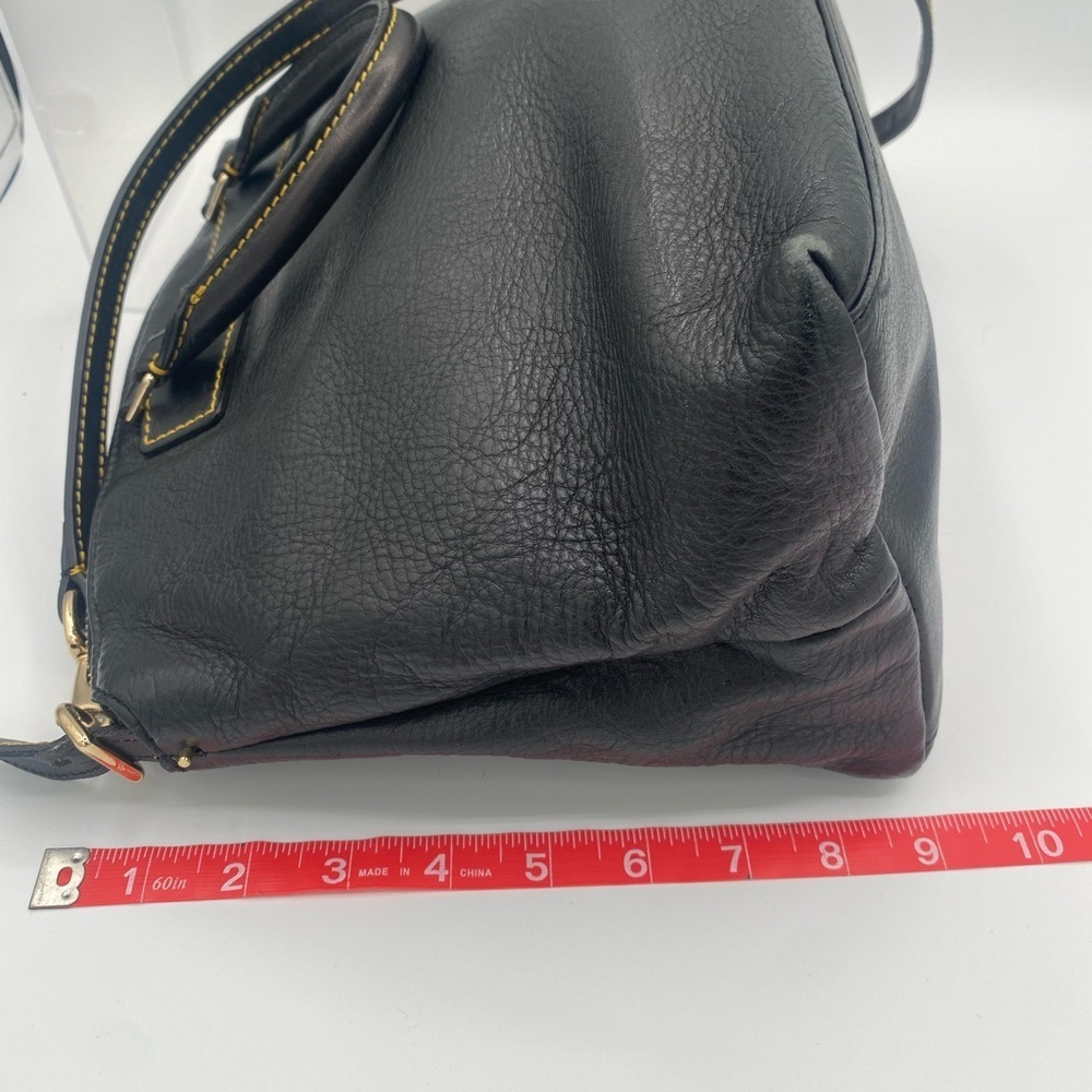 Dooney & Bourke Black Leather Florentine Vachetta Satchel - Picture 7 of 12